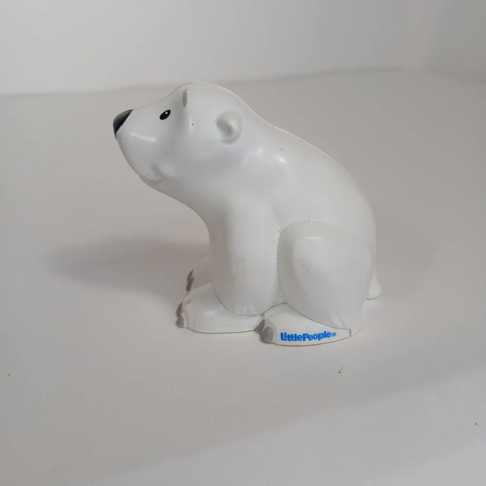 Fisher Price Little People Polar Bear Seal & Gorilla - Zoo Animal Lot Of 3